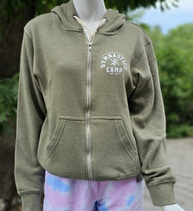 *2024 Olive Zip up Hoodie