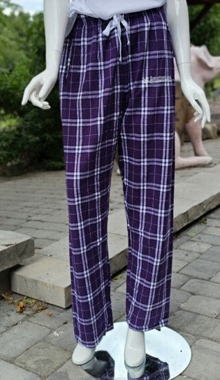 *2024 Purple Plaid Flannel Sleep Pants