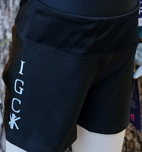 2023 Plum Black Leo Shorts